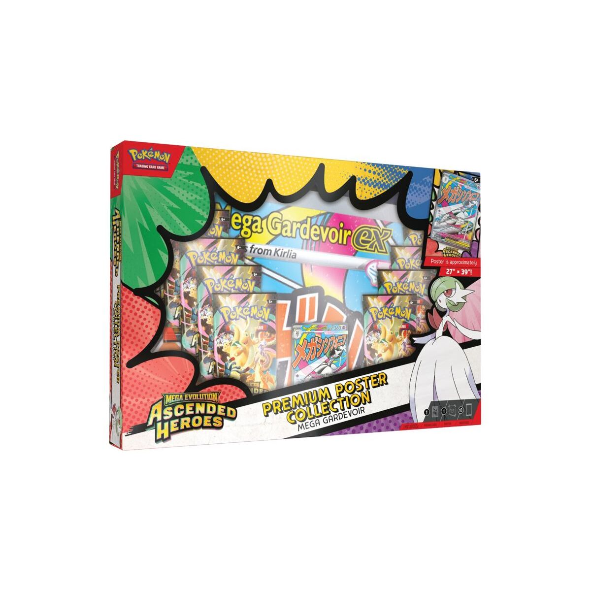 Pokémon TCG: Ascended Heroes Premium Poster Collection Mega Gardevoir