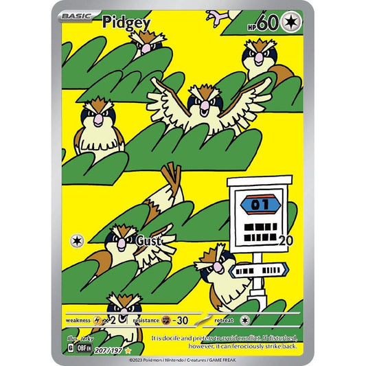 Pidgey - 207/197 - SV03: Obsidian Flames (OBF)