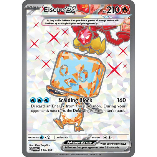 Eiscue ex - 210/197 - SV03: Obsidian Flames (OBF)