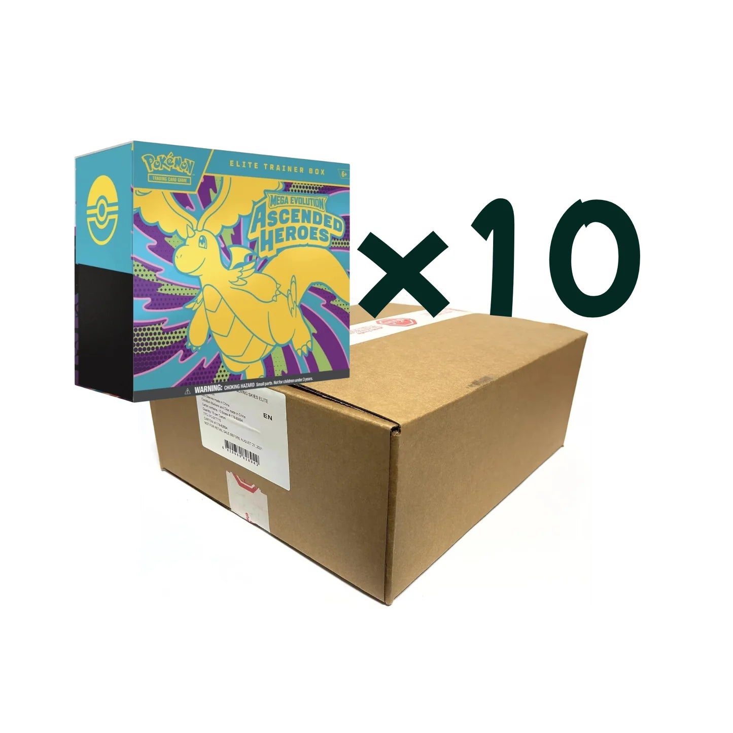 Pokemon TCG - Ascended Heroes - 10x Elite Trainer Box (Case)