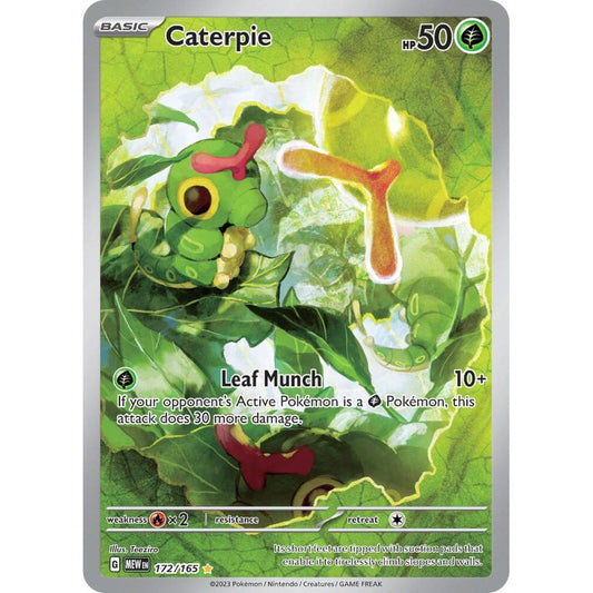 Caterpie - 172/165 - SV: Scarlet & Violet 151 (MEW)