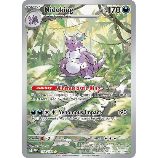 Nidoking - 174/165 - SV: Scarlet & Violet 151 (MEW)