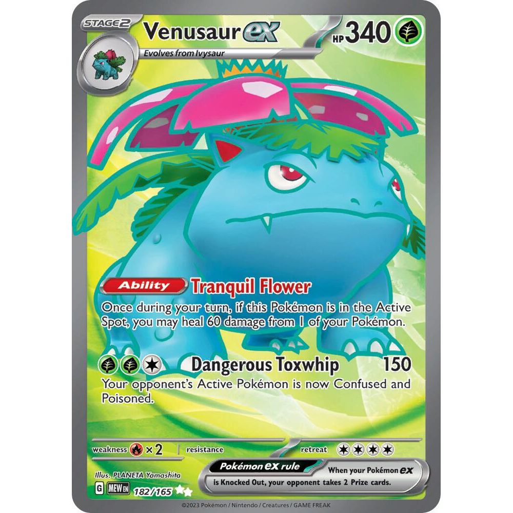 Venusaur ex - 182/165 - SV: Scarlet & Violet 151 (MEW)