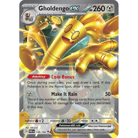 Gholdengo ex - 139/182 - SV04: Paradox Rift (PAR)