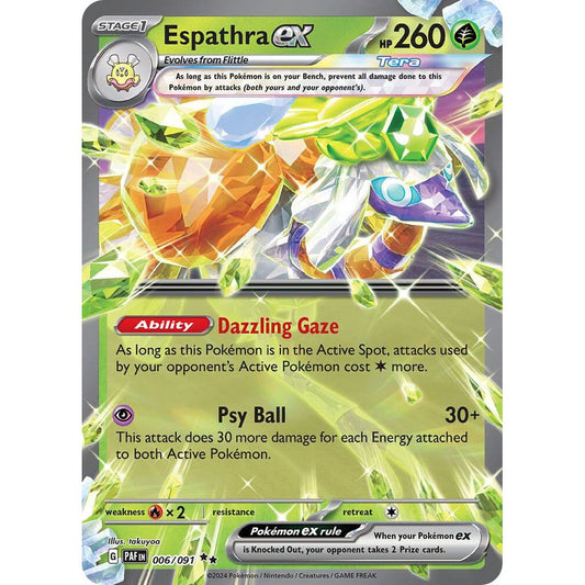 Espathra EX 006/091 - Scartlet & Violet: Paldean Fates