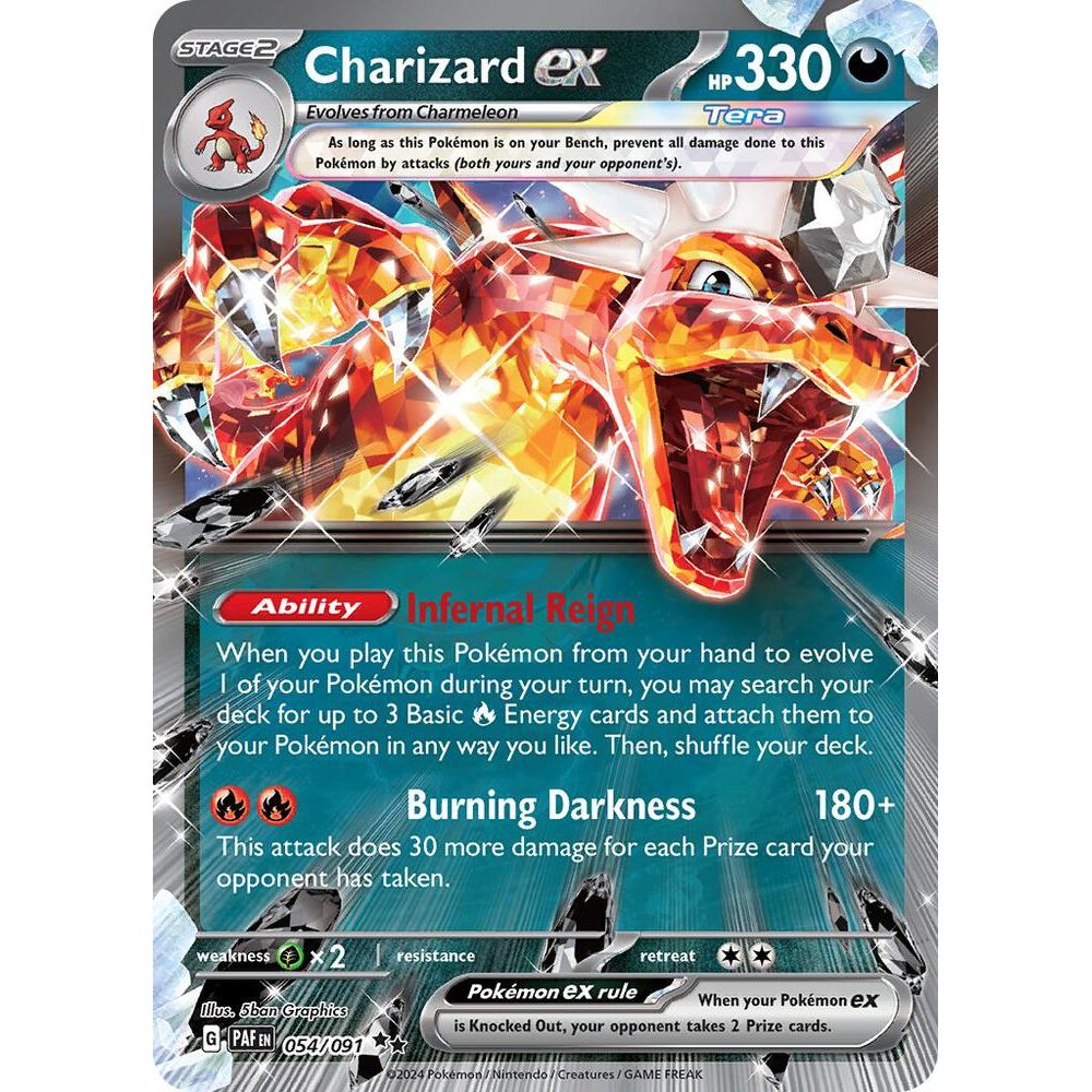 Charizard ex - 054/091 - SV: Paldean Fates (PAF)