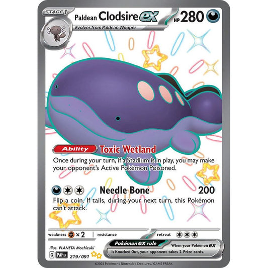 Paldean Clodsire ex - 219/091 - SV: Paldean Fates (PAF)