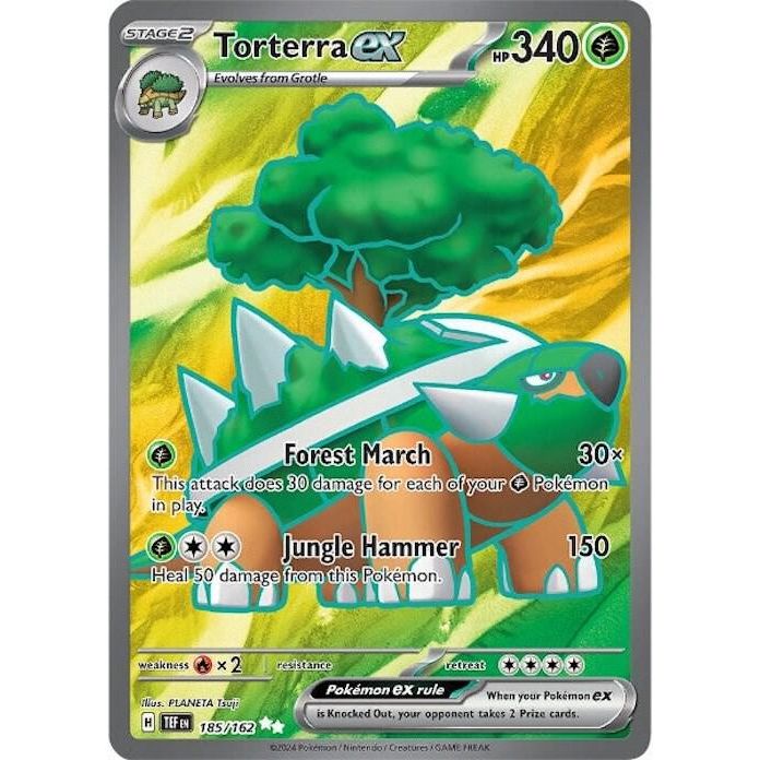 Torterra ex - 185/162 - SV05: Temporal Forces (TEF)