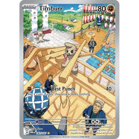 Timburr - 183/167 - SV06: Twilight Masquerade (TWM)