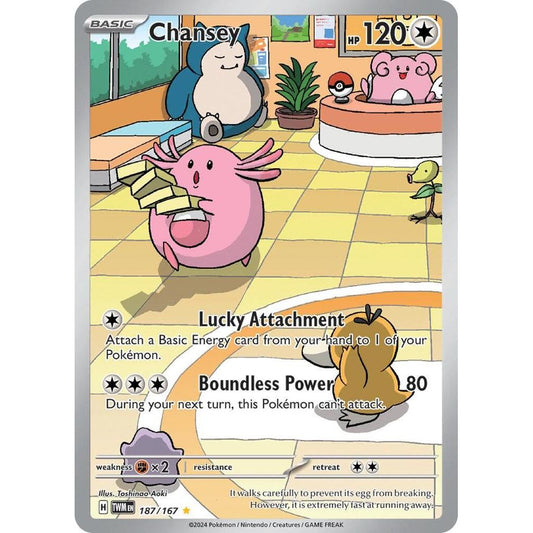 Chansey - 187/167 - SV06: Twilight Masquerade (TWM)
