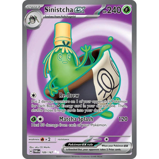 Sinistcha ex - 189/167 - SV06: Twilight Masquerade (TWM)