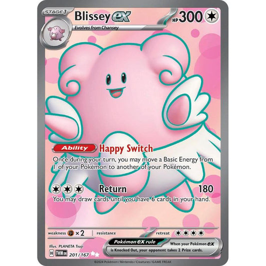 Blissey ex - 201/167 - SV06: Twilight Masquerade (TWM)