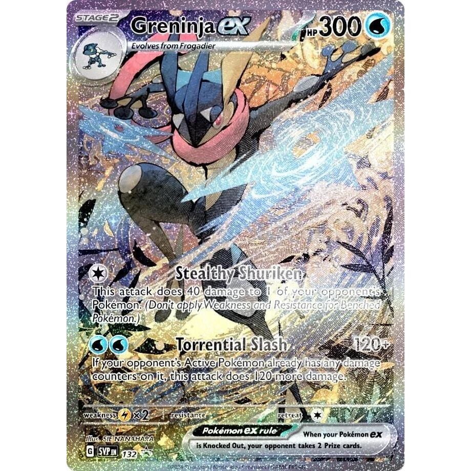 Greninja ex - 132 - SV: Scarlet & Violet Promo Cards (SVP) - Good