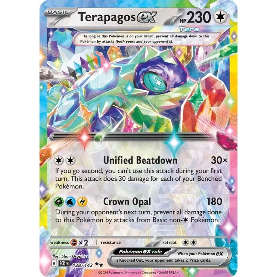 Terapagos ex - 128/142 - SV07: Stellar Crown (SV07)