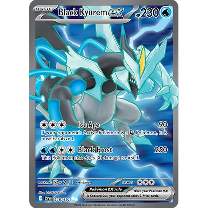 Black Kyurem ex - 218/191 - SV08: Surging Sparks (SV08)