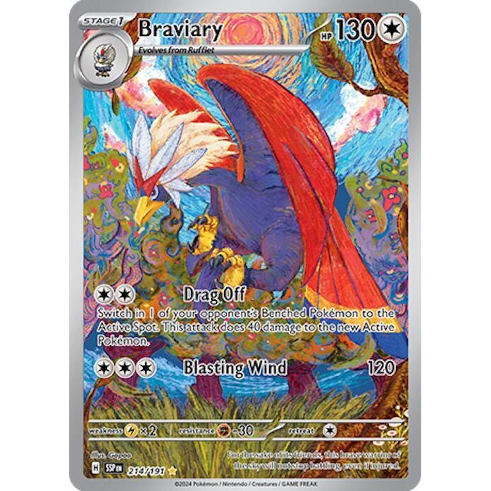 Braviary - 214/191 - SV08: Surging Sparks (SV08)