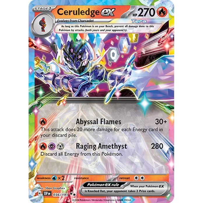 Ceruledge ex - SV08: Surging Sparks (SSP)