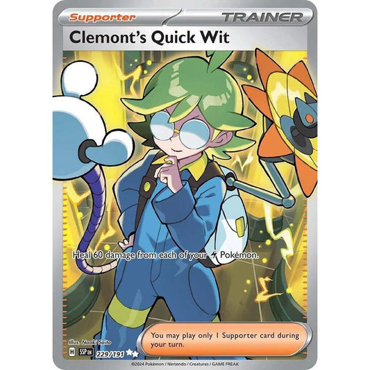 Clemont's Quick Wit - 229/191 - SV08: Surging Sparks (SSP)