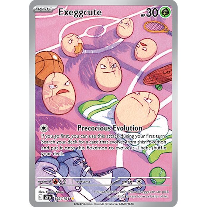 Exeggcute - 192/191 - SV08: Surging Sparks (SV08)