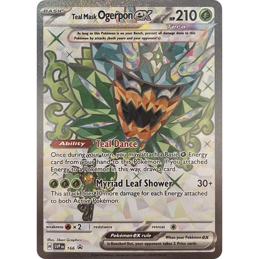 Teal Mask Ogerpon ex - 166 - SV: Scarlet & Violet Promo Cards (SVP)