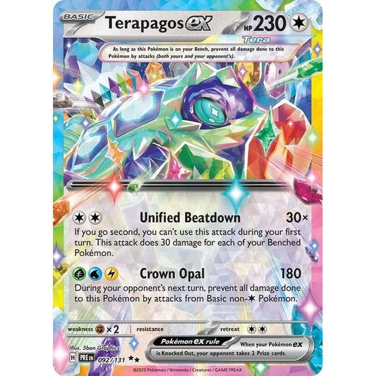 Terapagos ex - 092/131 - SV: Prismatic Evolutions (PRE)