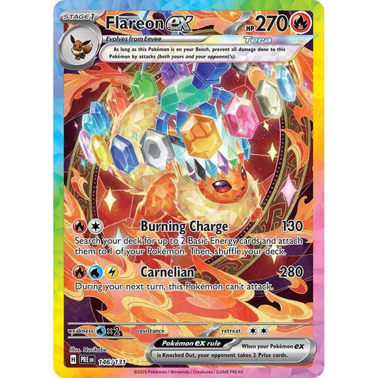 Flareon ex - 146/131 - SV: Prismatic Evolutions (PRE)