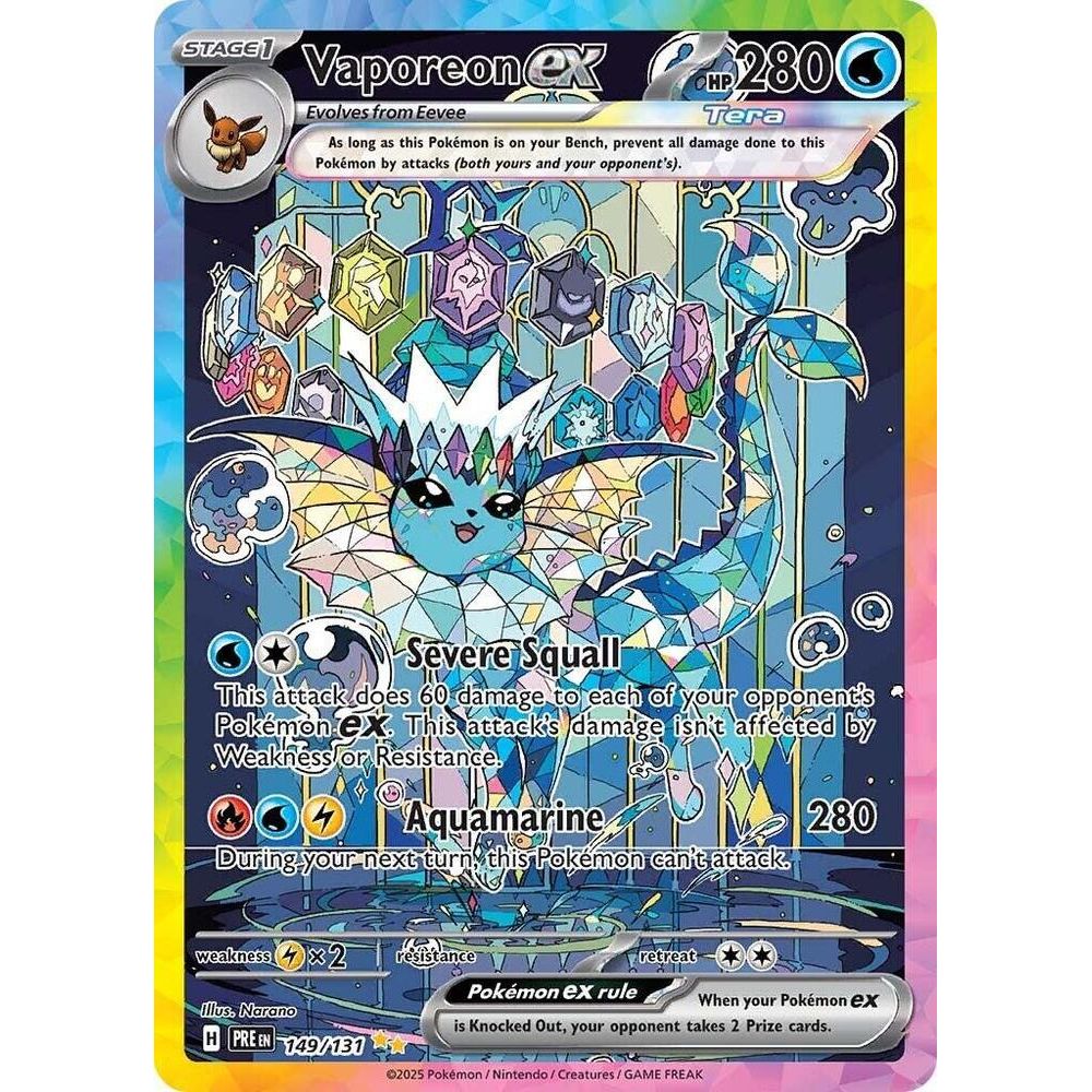 Vaporeon ex - 149/131 - SV: Prismatic Evolutions (PRE)