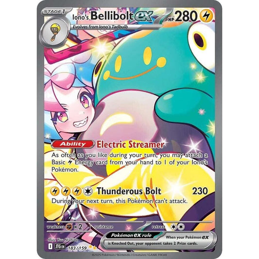 Iono's Bellibolt ex - 183/159 - SV09: Journey Together (JTG)