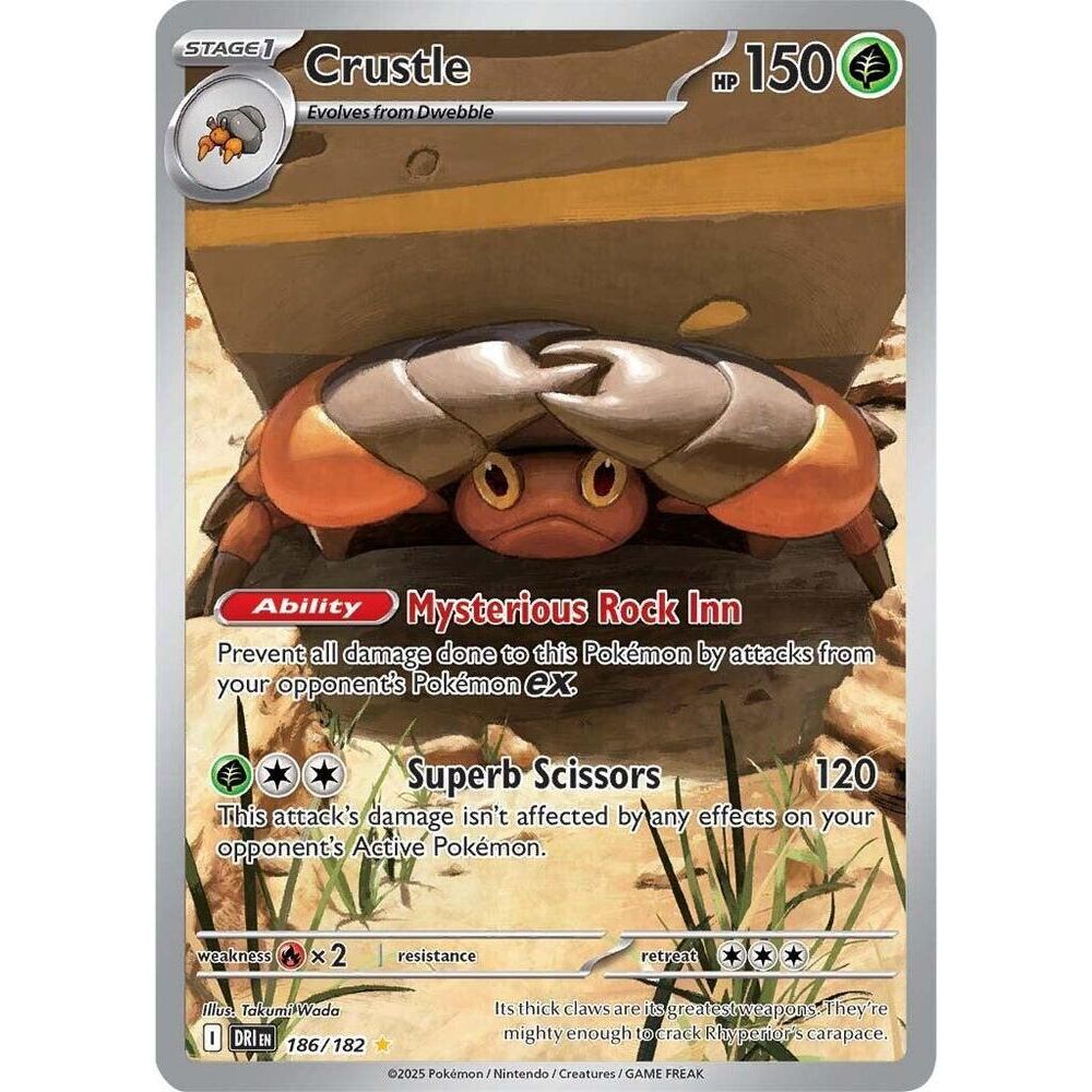 Crustle - 186/182 - SV10: Destined Rivals (DRI)