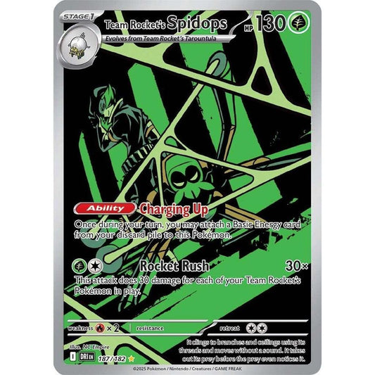 Team Rocket's Spidops - 187/182 - SV10: Destined Rivals (DRI)