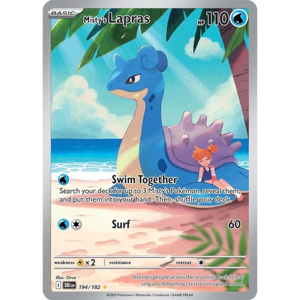 Misty's Lapras - 194/182 - SV10: Destined Rivals (DRI)