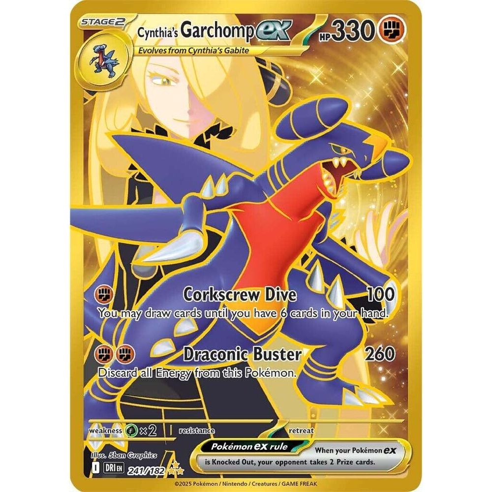 Cynthia's Garchomp ex - 241/182 - SV10: Destined Rivals (DRI)
