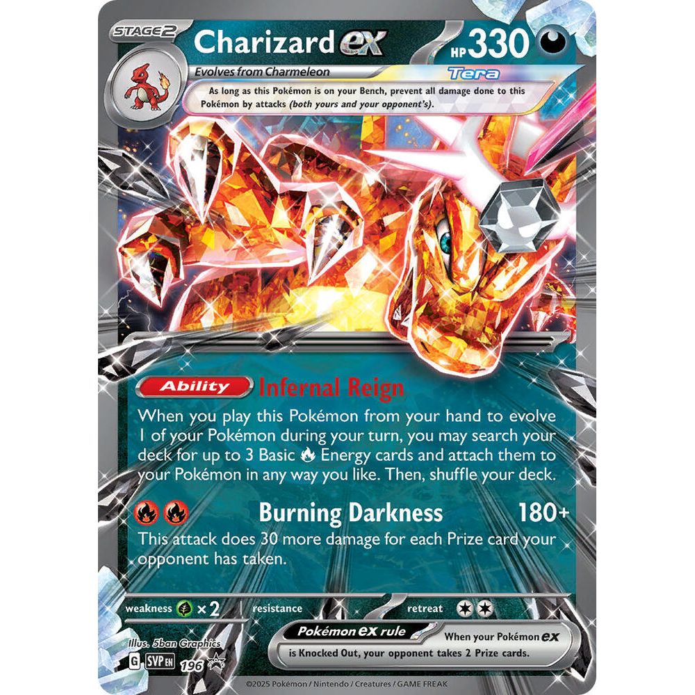 Charizard ex -196 - SV: Scarlet & Violet Promo Cards (SVP)