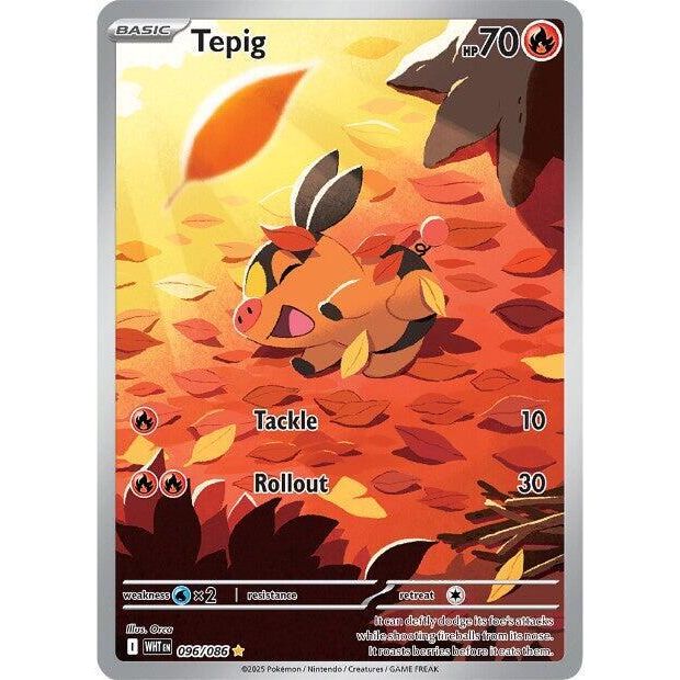 Tepig - 096/086 - SV: White Flare (WHT)