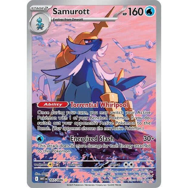 Samurott - 107/086 - SV: White Flare (WHT)