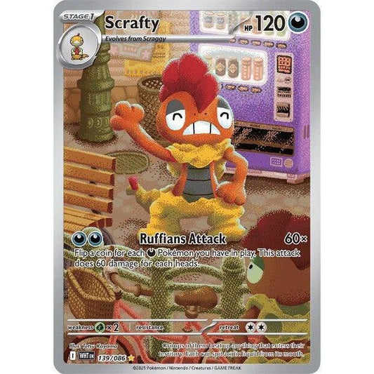 Scrafty - 139/086 - SV: White Flare (WHT)