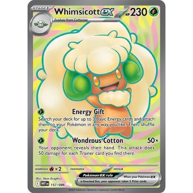 Whimsicott ex - 157/086 - SV: White Flare (WHT)
