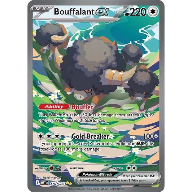 Bouffalant ex - 170/086 - SV: White Flare (WHT)
