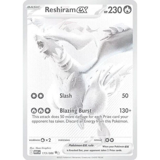 Reshiram ex - 173/086 - SV: White Flare (WHT)