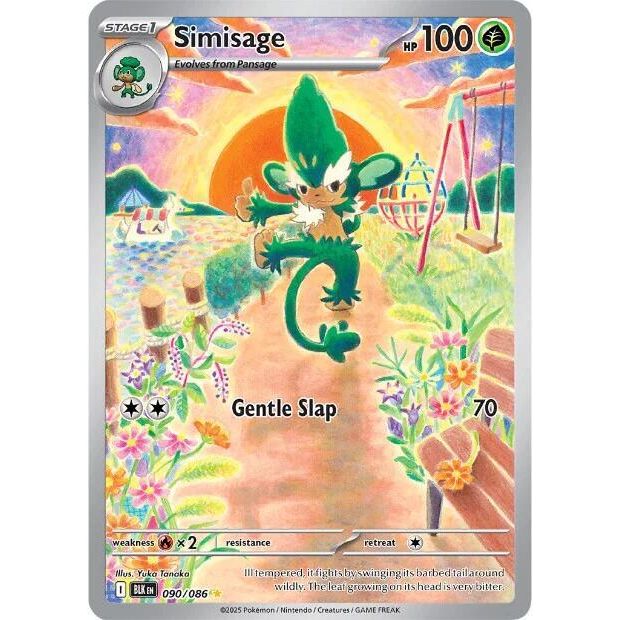 Simisage - 090/086 - SV: Black Bolt (BLK)