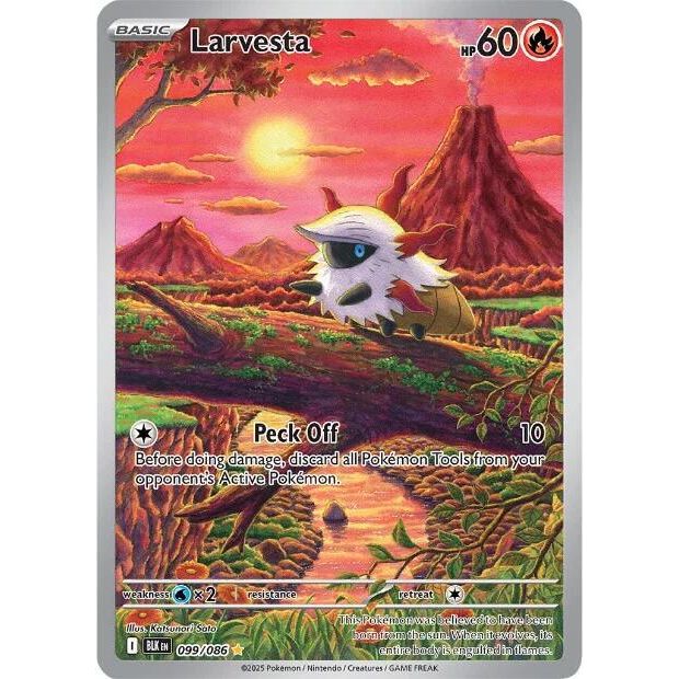 Larvesta - 099/086 - SV: Black Bolt (BLK)
