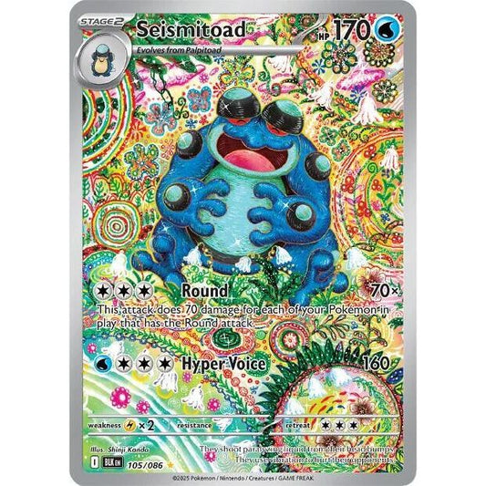 Seismitoad - 105/086 - SV: Black Bolt (BLK)