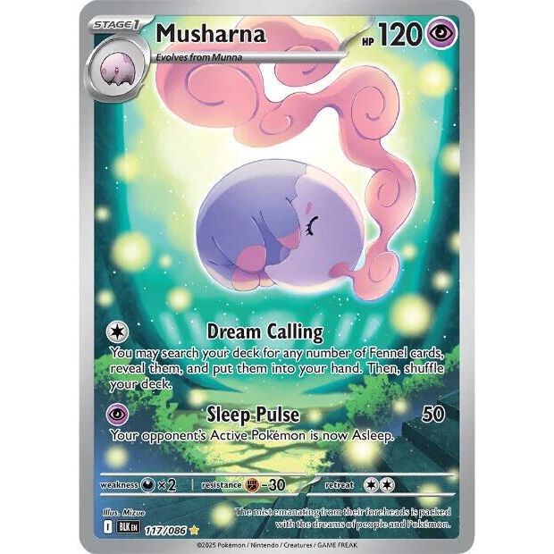 Musharna - 117/086 - SV: Black Bolt (BLK)