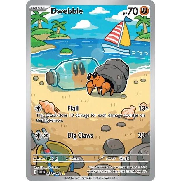 Dwebble - 129/086 - SV: Black Bolt (BLK)