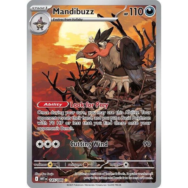 Mandibuzz - 145/086 - SV: White Flare (WHT)