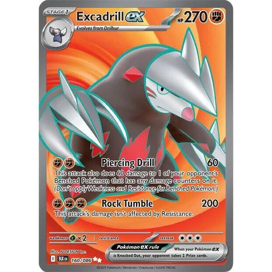 Excadrill ex - 160/086 - SV: Black Bolt (BLK)