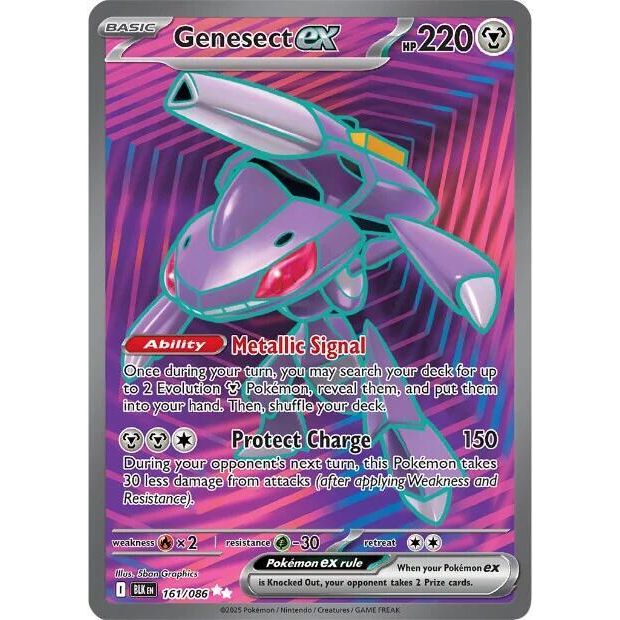 Genesect ex - 161/086 - SV: Black Bolt (BLK)