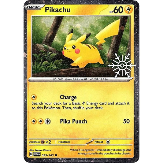 Pikachu - 025/165 (Holiday Calendar) - Miscellaneous Cards & Products (MCAP)