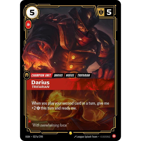 Darius, Trifarian (Alternate Art) - Origins (OGN)