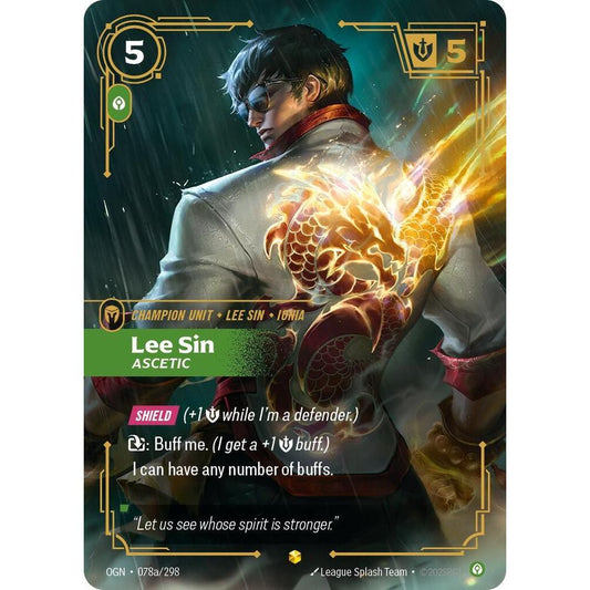 Lee Sin, Ascetic (Alternate Art) - Origins (OGN)
